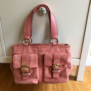 Coach Microsuede Purse